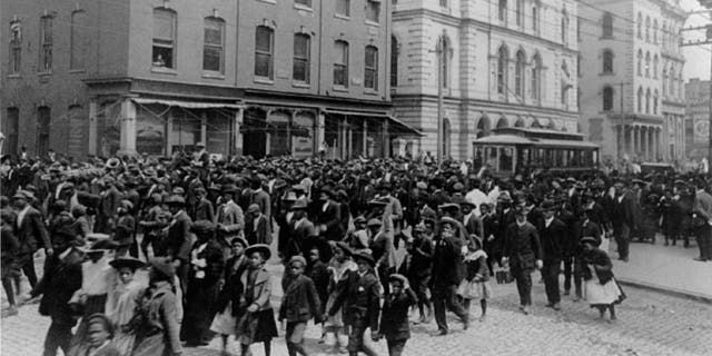 Emancipation Day celebration in Richmond, Va., in 1905.