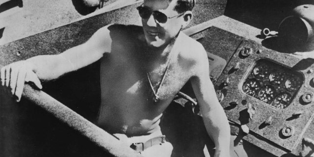 Lt. (J.G.) John F. Kennedy during World War II.