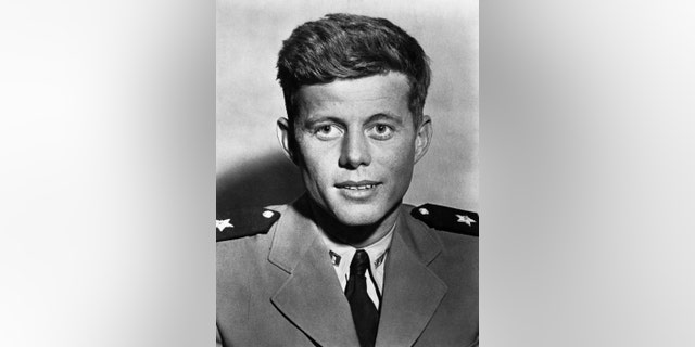 John Kennedy served as a junior grade lieutenant in the Navy during World War Two, commanding the torpedo boat PT-109. When a Japanese destroyer rammed the PT-109 in 1943, Kennedy managed to save himself and rescue another wounded crew member.