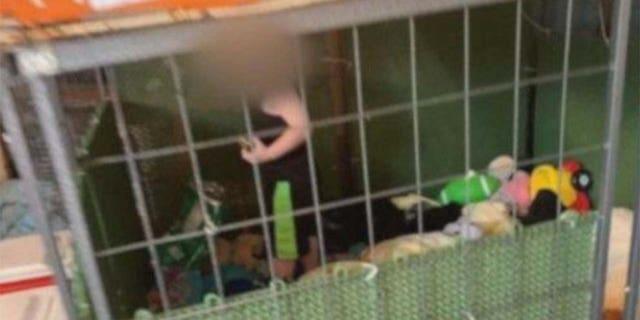 Deputies found an 18-month-old boy  child was found inside of a dog cage after being called to a Tennessee property for a report of animal abuse, according to reports.