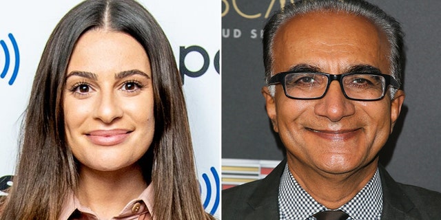 'Glee' stars Lea Michele and Iqbal Theba.