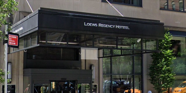 Julien Farel runs an eponymous salon in the Loews Regency hotel, pictured, on the Upper East Side in Manhattan, and alleges that hundreds of clients are clamoring to pay top dollar to put their hair in professional hands.
