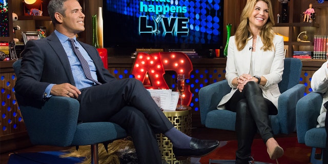 Andy Cohen and Lori Loughlin on 'Watch What Happens Live.'