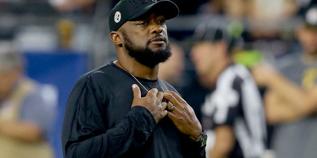 In this Dec. 8, 2019, file photo, Pittsburgh Steelers head coach Mike Tomlin is shown prior to an NFL football game against the Arizona Cardinals, in Glendale, Arizona.