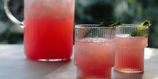 The Watermelon Lemonade recipe is available on Magnolia blog.