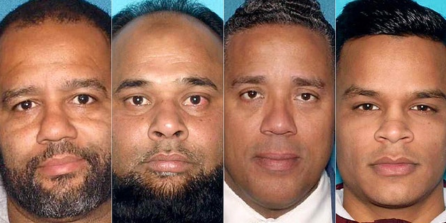 Fron left to right, Paterson Councilman Michael Jackson, Shelim Khalique, Councilman-elect Alex Mendez and Abu Kazyen were all slapped with voter fraud-related charges by the New Jersey Attorney General last week. (New Jersey Office of the Attorney General)