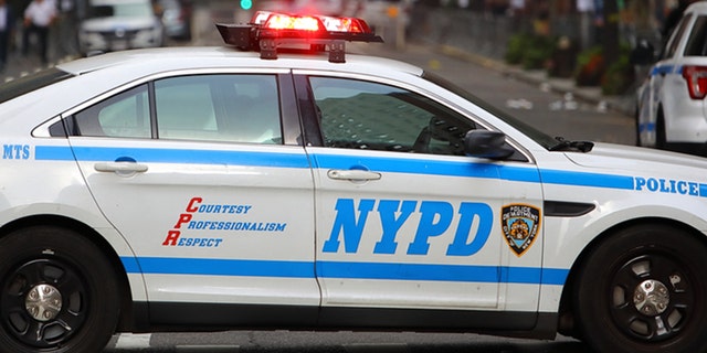 New York, NY, USA. September 17, 2017 : Police Car on the 5th Avenue