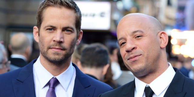 (L-R) Paul Walker and Vin Diesel attend the world premiere of 'Fast And Furious 6' at The Empire Leicester Square on May 7, 2013 in London, England.