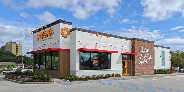 In Marrero, La., Popeyes has opened its first remodeled restaurant.