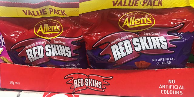 Nestle is rebranding some of its sweets including Red Skins, pictured, to eliminate racial bias.