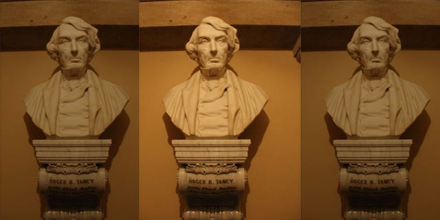 Bust of Roger B. Taney. Photo courtesy of Architect of the Capitol