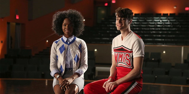 Samantha Marie Ware (left) and Billy Lewis Jr. on 'Glee.' (Photo by FOX Image Collection via Getty Images)