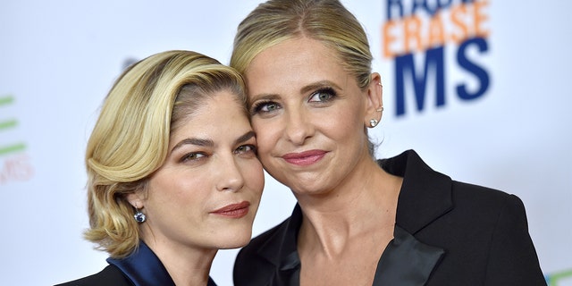 Selma Blair and Sarah Michelle Gellar attend the 26th Annual Race to Erase MS Gala