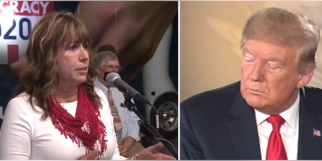 An audience member in Green Bay, Wis., asks President Trump what he believes has been his greatest accomplishment.