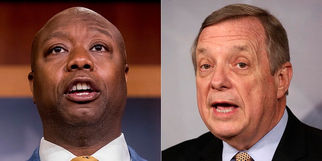 Sen. Tim Scott, R-S.C., on Wednesday fired back at Sen. Dick Durbin, D-Ill., after the Democrat appeared to dismiss the GOP Senate police reform bill that he spearheaded for its “token” approach.