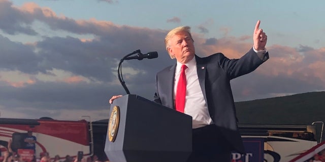 President Trump addresses a rally in Montoursville, PA – May 27, 2019.