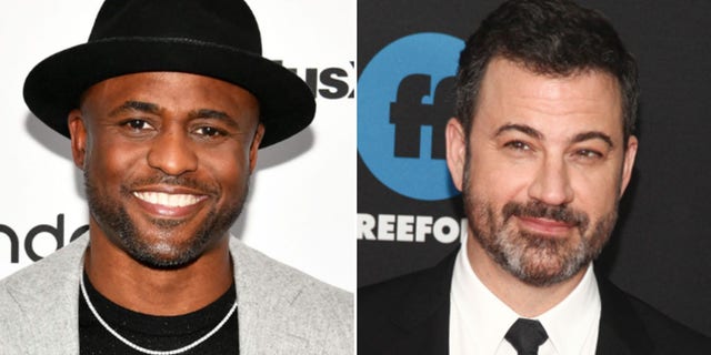 Wayne Brady (L) and Jimmy Kimmel (R)