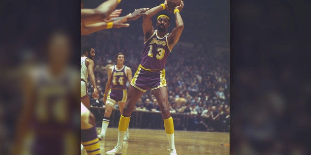 Wilt Chamberlain, a four-time NBA MVP, comes in at No. 8. (Photo by Focus on Sport/Getty Images)