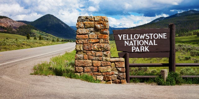 One of the entrances to Yellowstone National Park is shown here. (iStock)