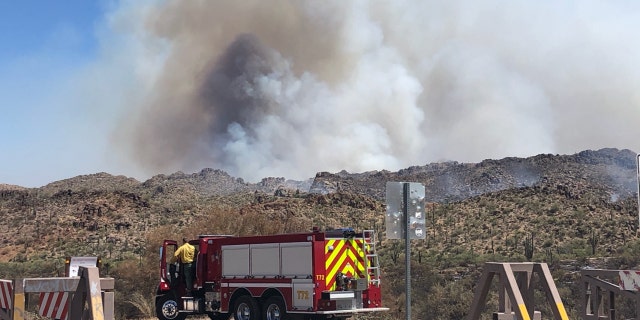 Evacuations have been ordered northeast of Phoenix as the Bush Fire grew to over 64,000 acres on Tuesday.