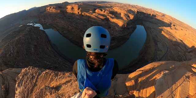 Sequoia Schmidt, 29 ahead of a BASE jump in Utah