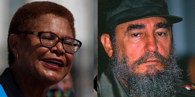 Biden VP hopeful Karen Bass slammed over past praise for Fidel ...