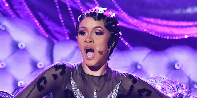 Cardi B performs onstage during the 61st Annual Grammy Awards at the Staples Center on Feb. 10, 2019 in Los Angeles.