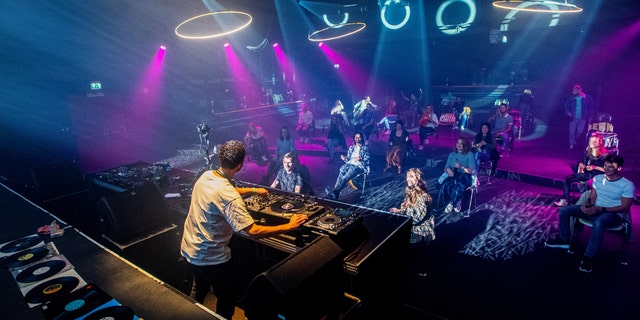Amid the pandemic, clubbers attend the first "social dis-dancing" event in Nijmegen, Netherlands on June 6.