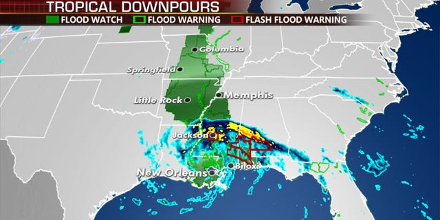 Tropical Depression Cristobal is bringing the threat of flooding.