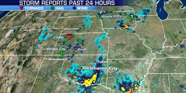 The greatest threat for severe weather on Monday will be across the Southern Plains. There are three areas of the country under the risk of severe weather on Monday.