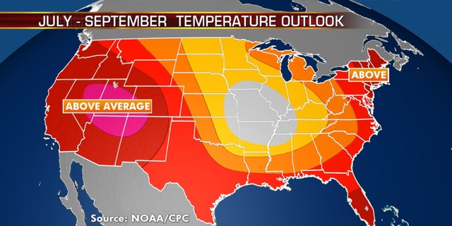 Summer heat looks to stick around through September for most of US ...