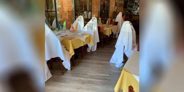 While the restaurant could have just removed tables to keep customers apart, Cutraro wasn’t a fan of that idea because it left the restaurant looking too empty.