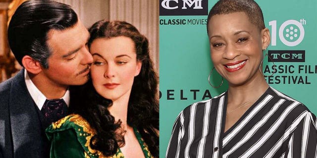 Jacqueline Stewart (right) provides contextual commentary for 'Gone With the Wind' on HBO Max.