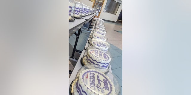 To date, Hanisch Bakery has produced more than 800 free, frosted cakes for 2020 grads at 12 schools.