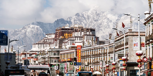 Lhasa, the capital of Tibet 