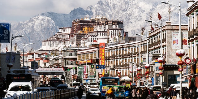 Lhasa, the capital of Tibet 