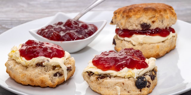 According to a recipe shared by The Royal Family’s official Instagram, the scones – which are a summer tradition at Buckingham Palace – are traditionally served with clotted cream and a jam of your choice (and surprisingly no fresh fruit).