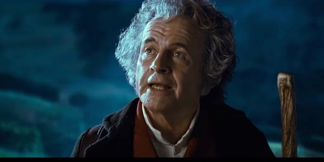 Actor Ian Holm played Bilbo Baggins in 'The Lord of the Rings' trilogy.