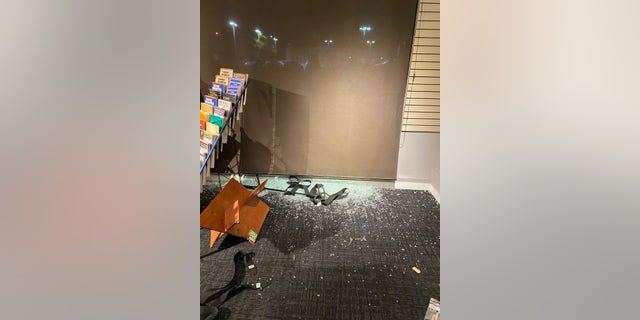 Destruction to the Santa Monica Music Center after Sunday's riots