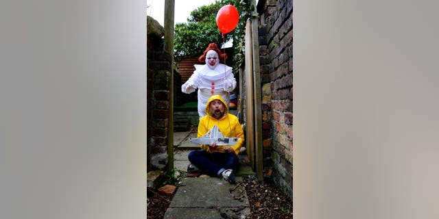 "Alan is the creative brains behind the creations, I am always amazed by what he can do with one of our curtains, a few bulldog clips and a roll of gaffer tape," said Jamie.?“The technical side is mine, setting up the camera, editing the videos, getting everything online. So, it's a real team effort."