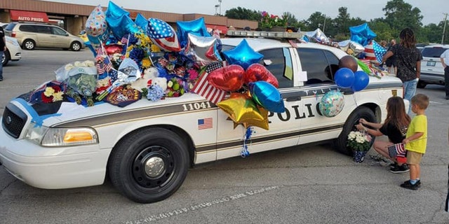 The Tulsa Police Department thanked the community for its show of support after two police officers were shot during a traffic stop.