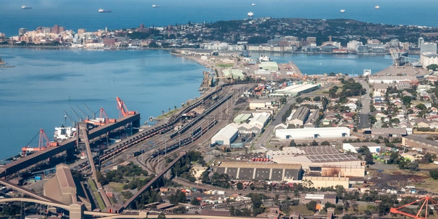 The Port of Newcastle and coal loading facilities at Carrington. Newcastle is the largest coal export port in the world loading freights with black coal. (iStock)