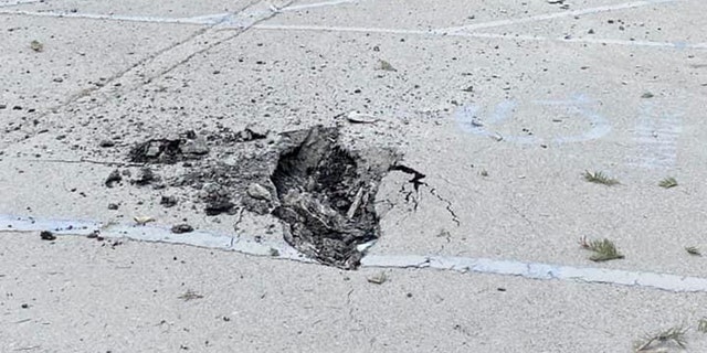 Damage after a magnitude 5.8 earthquake on Wednesday in California triggered a rockslide at Whitney Portal in California.