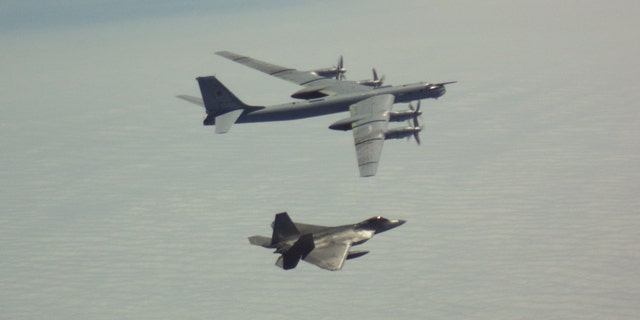 NORAD intercepts Russian bombers in the Alaskan Air Defense Identification Zone on June 10th, 2020<br>