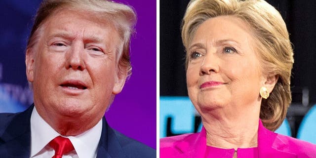Former President Donald Trump and former Secretary of State Hillary Clinton.
