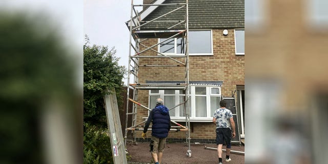 The chimney had reportedly been boarded up prior to the house being sold.