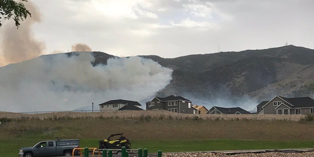 The Knolls Fire erupted on Sunday afternoon.