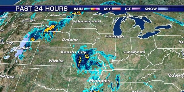 Tropical Depression Cristobal is bringing gusty winds and heavy rain across the Midwest.