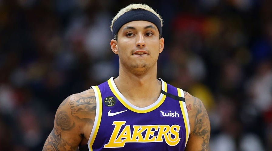 Kyle kuzma hot sale black lakers jersey