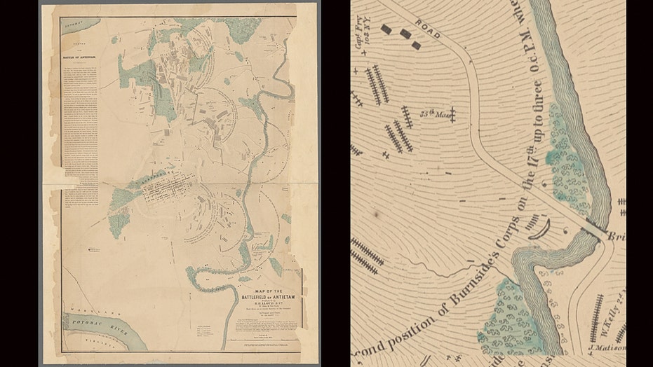 Discovery Of Civil War Map Sheds New Light On Antietam’s Bloody ...